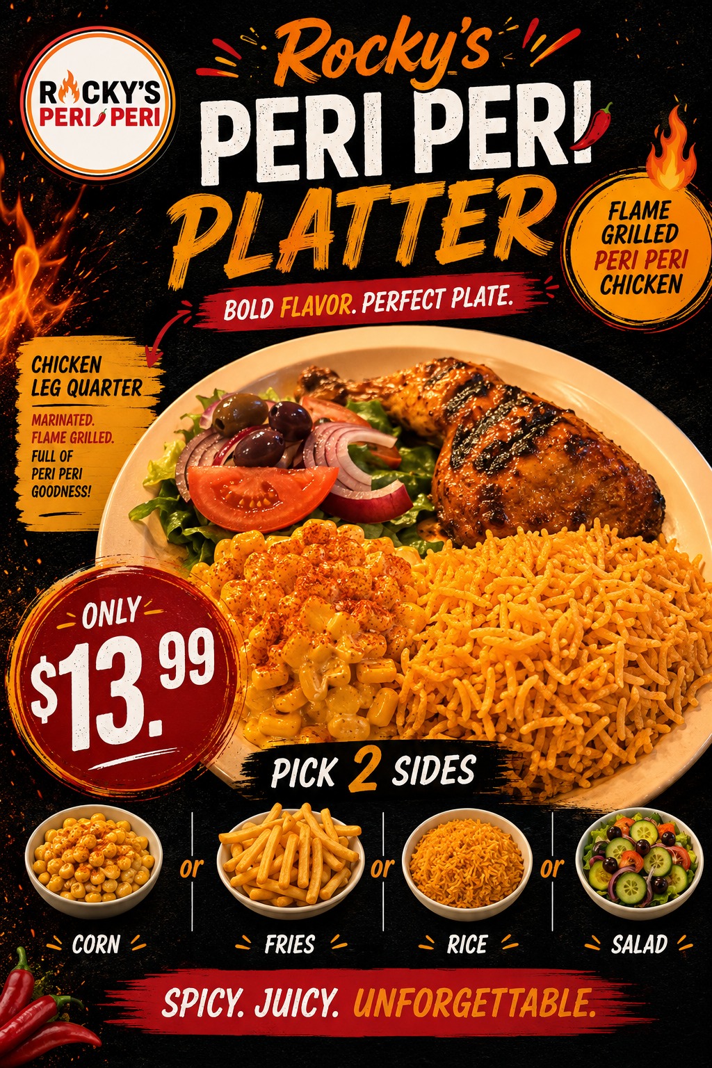 Peri Peri Platter